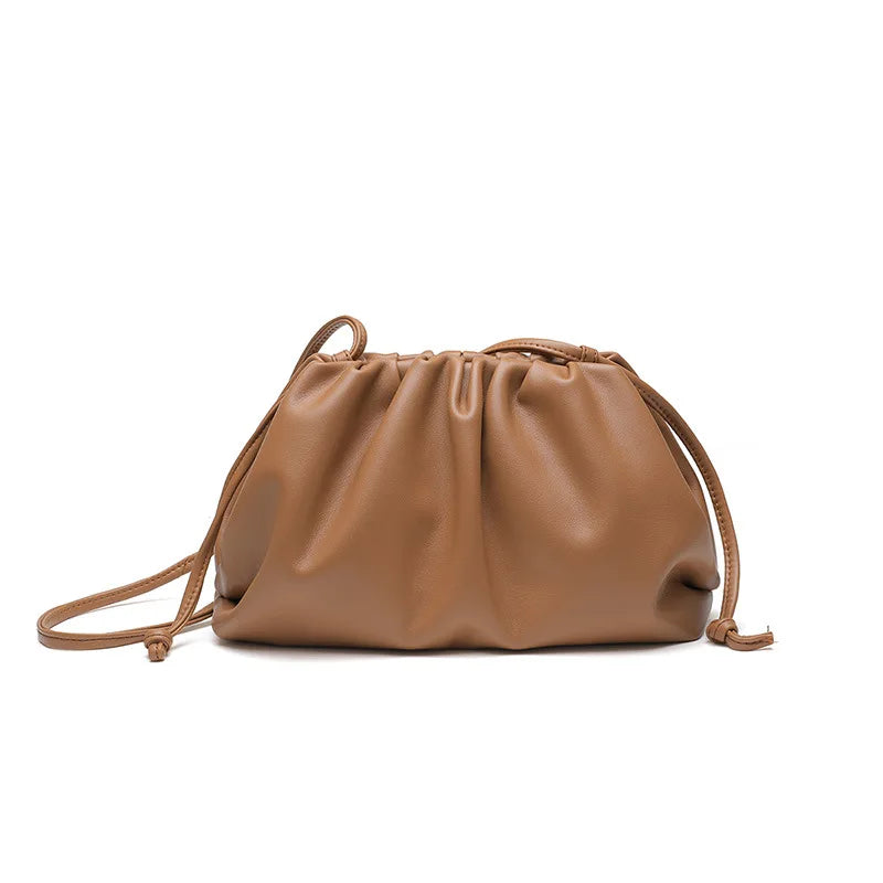 Small Leather Shoulder Handbag-dione couture20260420-Calm Wears-Brown-Calm Wears