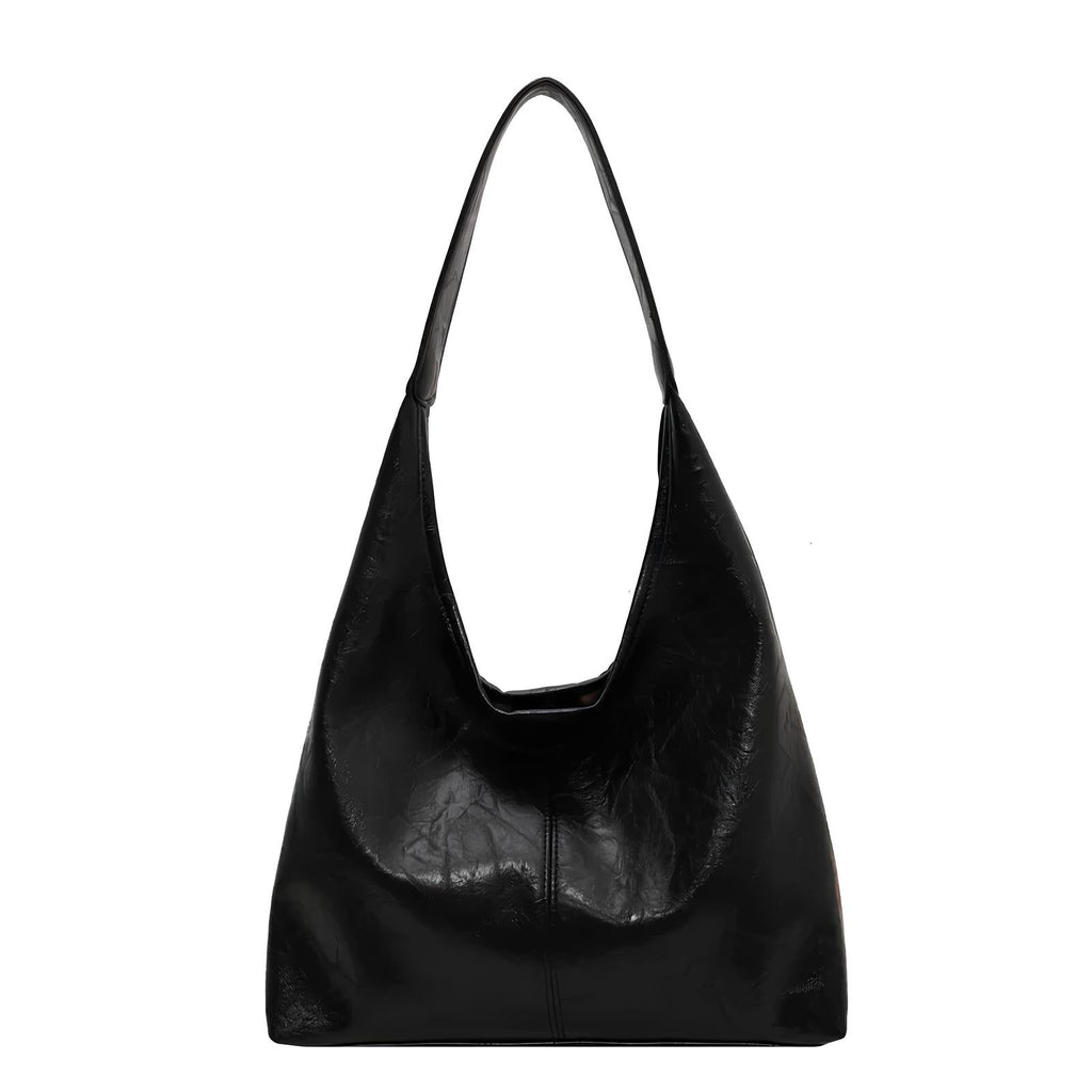 Large Chic Leather Tote Bag-dione couture20260421-Calm Wears-Black-Calm Wears