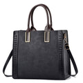 Prägte Vegan Leather Top Handle Tote Bag-mayfair ellis20260422-Calm Wears-Black-Calm Wears