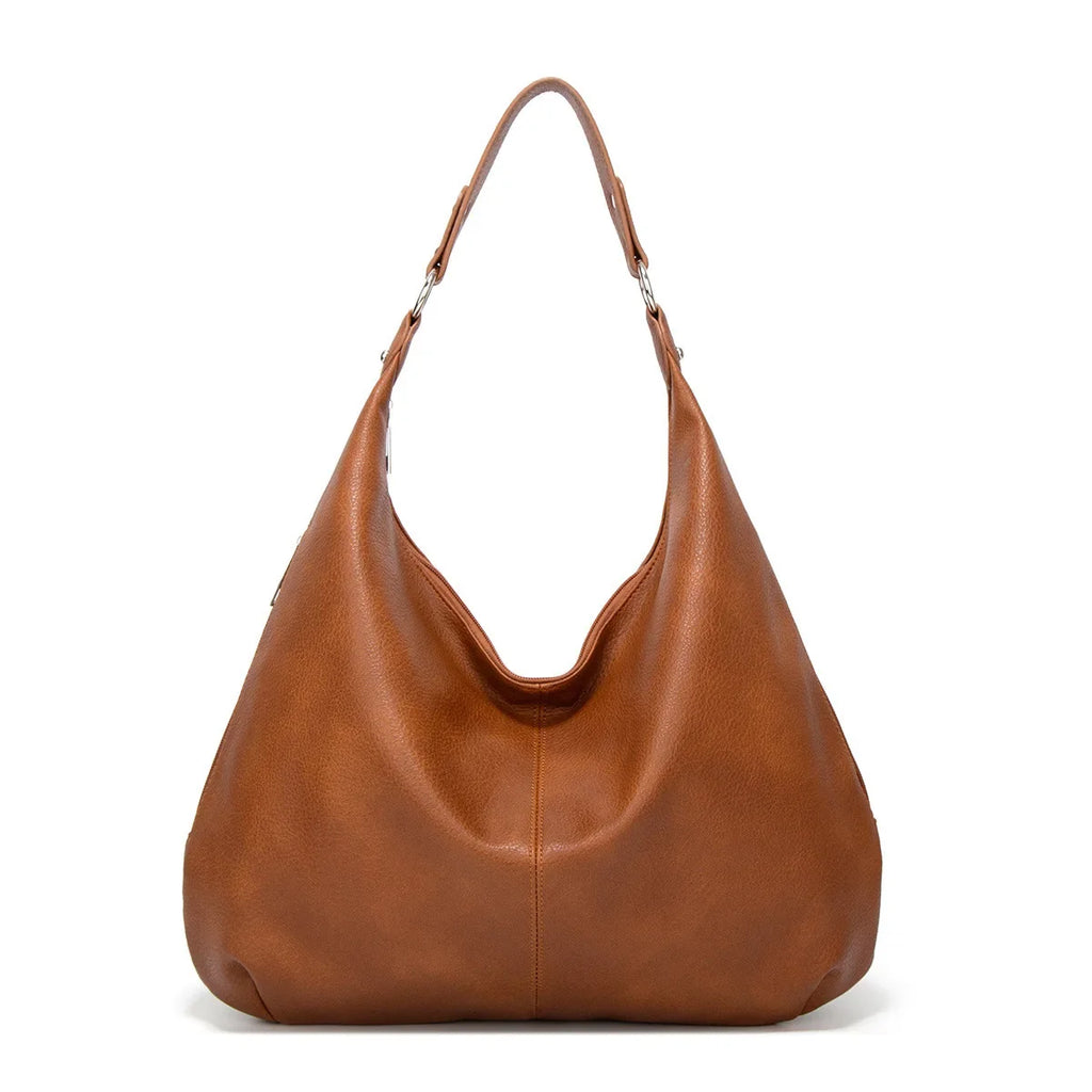Luxury Soft Leather Tote Handbag-dione couture20260421-Calm Wears-Brown-Calm Wears