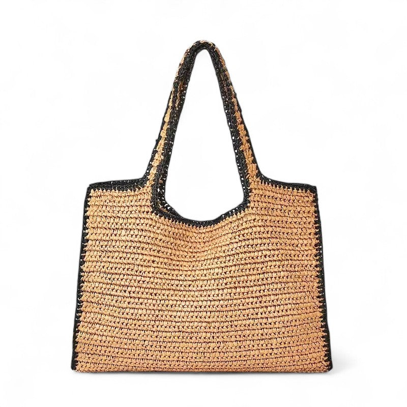 Beach Tote Woven in Straw-dione couture20260420-Calm Wears-Beige-Calm Wears