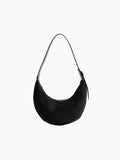 Half Moon Bag Made of Suede