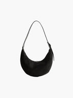 Half Moon Bag Made of Suede