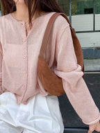 Half Moon Bag Made of Suede