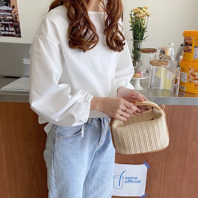 Small Shoulder Bag in Straw-dione couture20260420-Calm Wears-Beige-Calm Wears