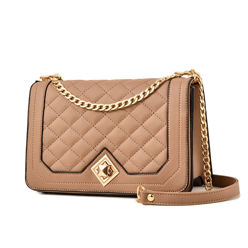 Pattern Fashion 's Bag Popular Chain Small Square Bags for Woman Business Classic Shoulder Crossbody Bag Black-Calm Wears-Picture Color-CHINA-Calm Wears