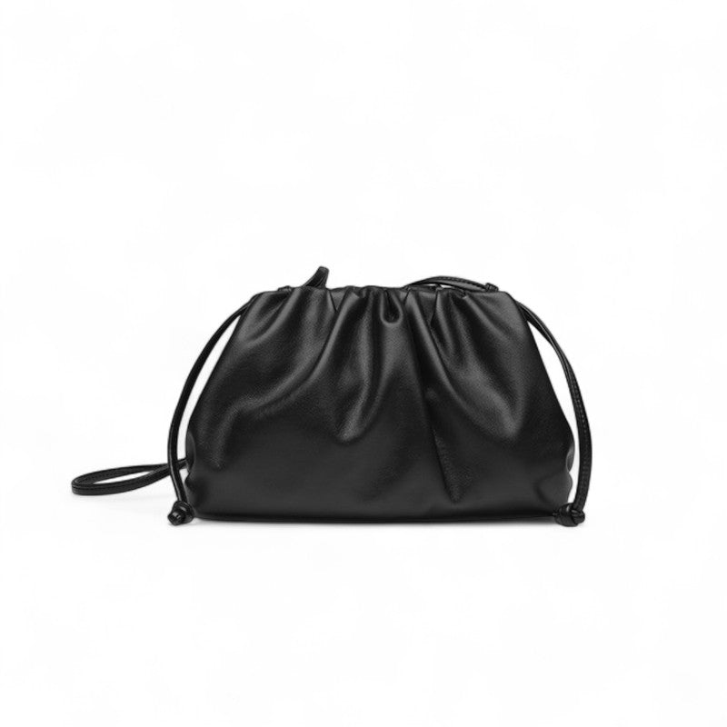 Small Leather Shoulder Handbag-dione couture20260420-Calm Wears-Black-Calm Wears