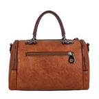 Spacious Handbag in Soft Leather with Strap and Zipper Closure-dione couture20260421-Calm Wears-Black-Calm Wears