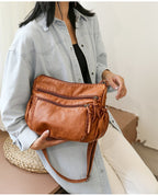 Multi-pocket Shoulder Bag in Leather-dione couture20260420-Calm Wears-Black-Calm Wears