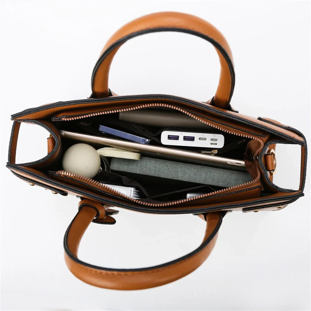 Rectangular Shoulder Bag in Leather-dione couture20260421-Calm Wears-Black-Calm Wears