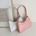 Fashionable Exquisite Shopping Bag Tote Shoulder Bags Plain Chain Bag for Women