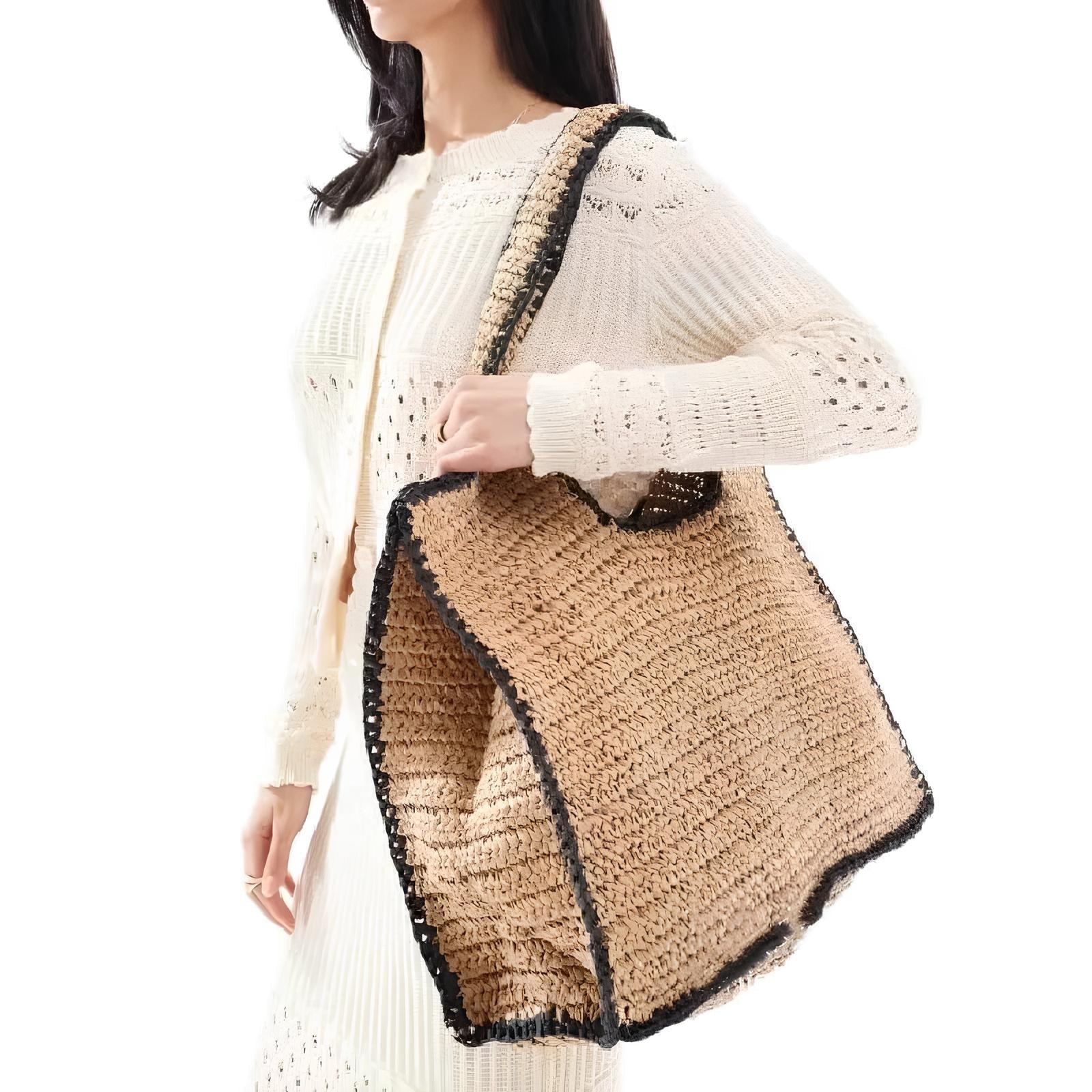 Beach Tote Woven in Straw-dione couture20260420-Calm Wears-Beige-Calm Wears