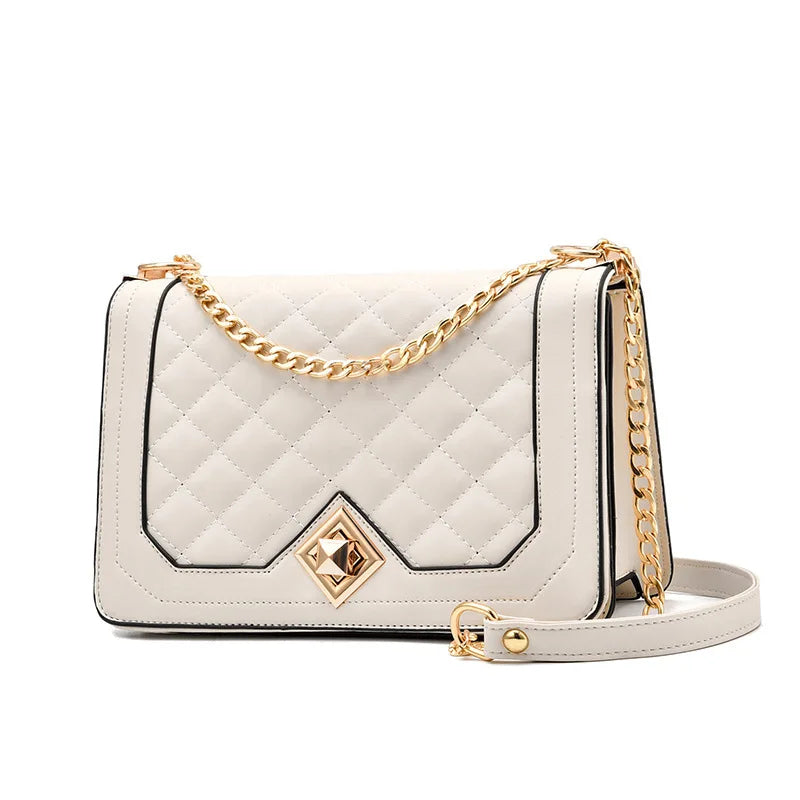 Pattern Fashion 's Bag Popular Chain Small Square Bags for Woman Business Classic Shoulder Crossbody Bag Black-Calm Wears-Picture Color 1-CHINA-Calm Wears