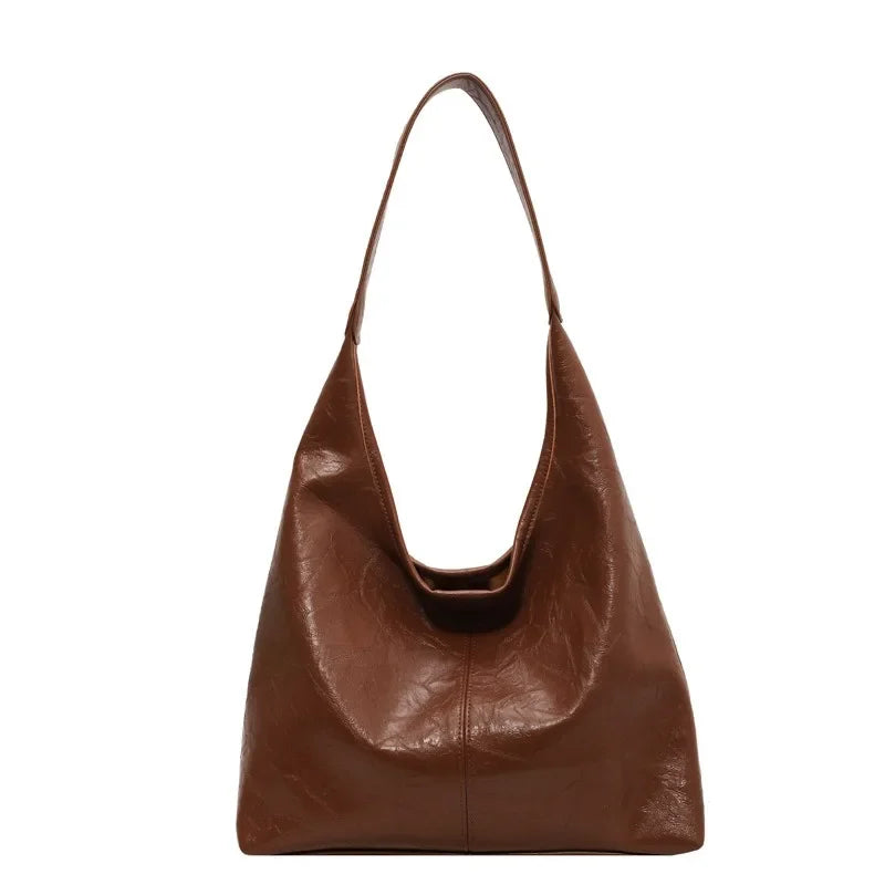 Large Chic Leather Tote Bag-dione couture20260421-Calm Wears-Coffee-Calm Wears