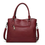 Retro Style Shoulder Handbag-Calm Wears-Black-Calm Wears