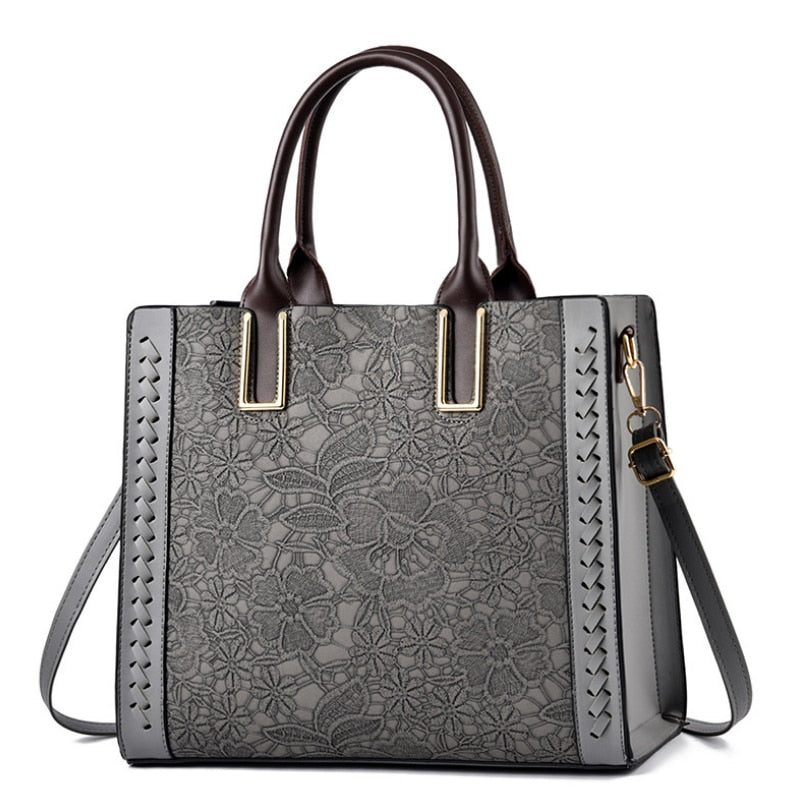 Prägte Vegan Leather Top Handle Tote Bag-mayfair ellis20260422-Calm Wears-Gray-Calm Wears