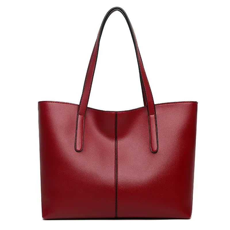 Women's Shoulder Bag Made of High-Quality PU Leather with Large Capacity-schulteboutique20250415-Calm Wears-Rot-Calm Wears