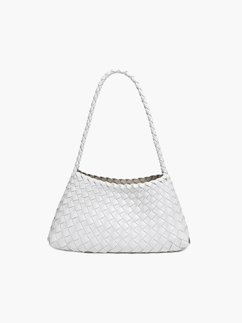 Shoulder Bag with Braided Design