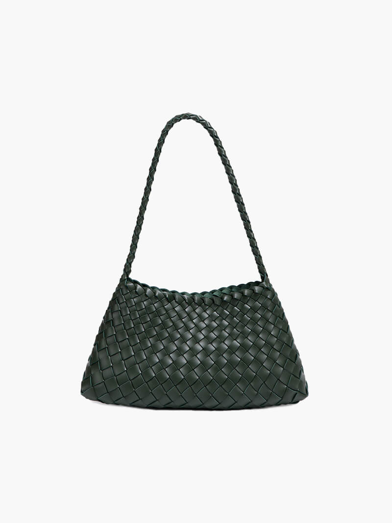 Shoulder Bag with Braided Design