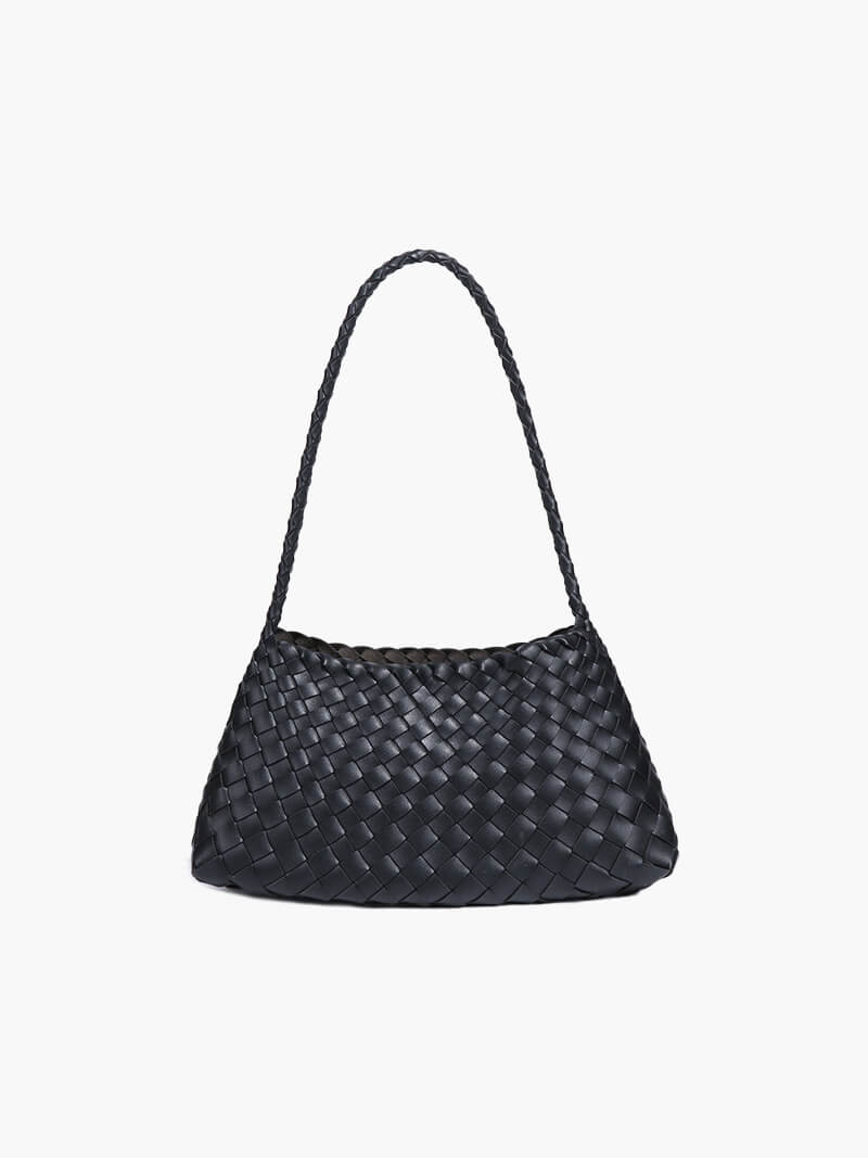 Shoulder Bag with Braided Design