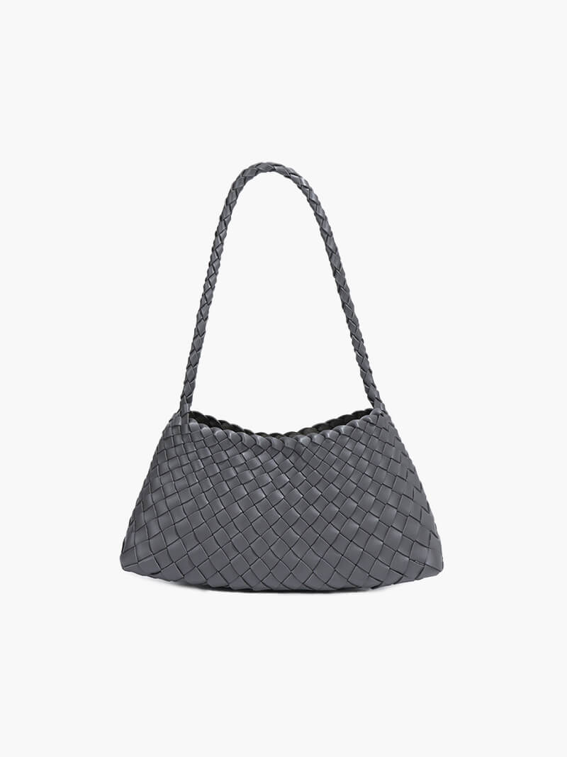 Shoulder Bag with Braided Design
