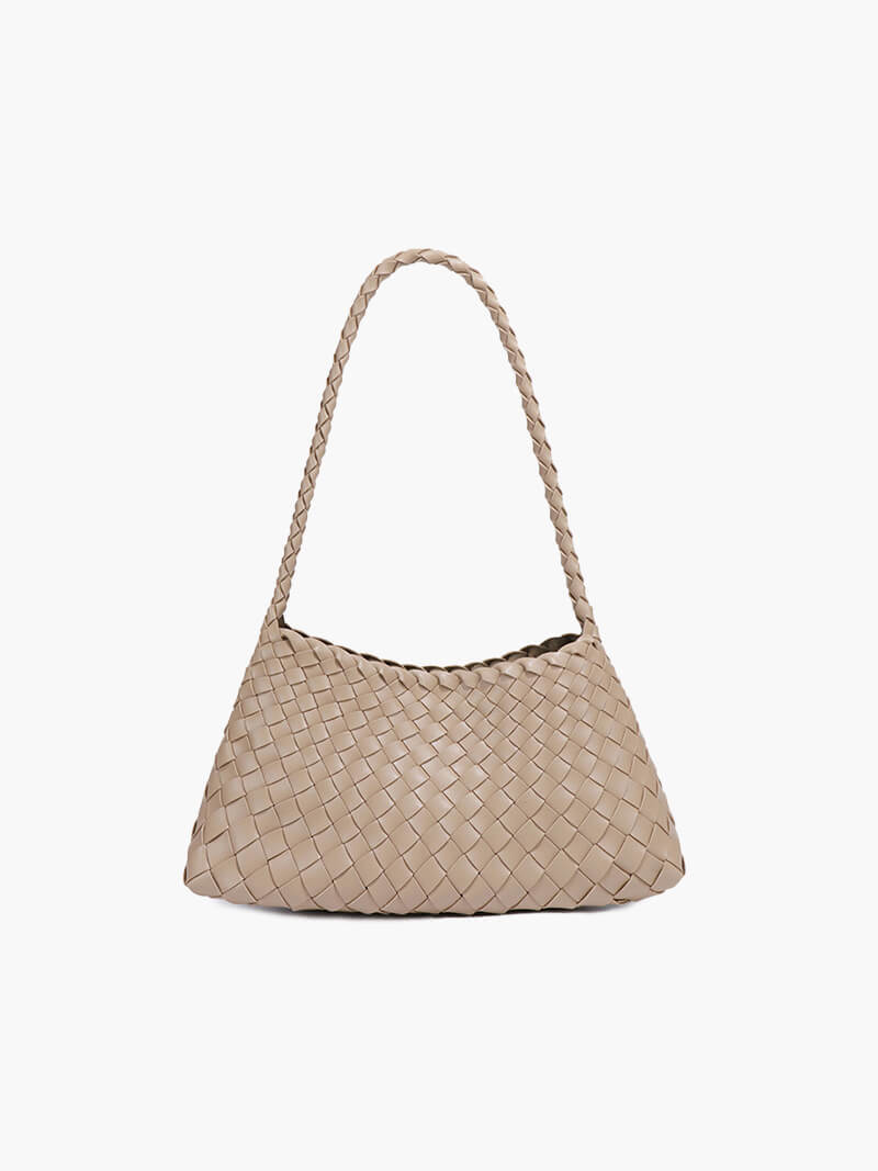 Shoulder Bag with Braided Design