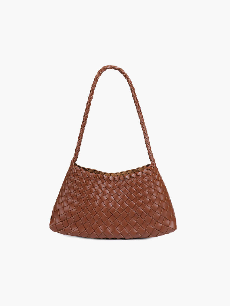 Shoulder Bag with Braided Design