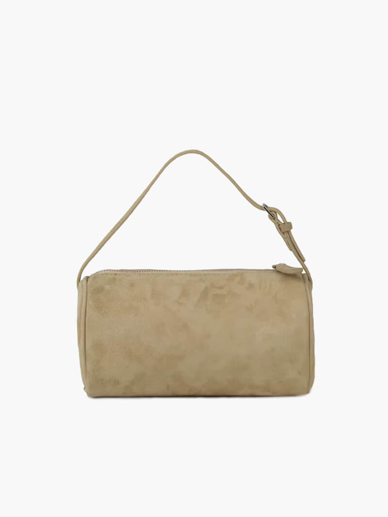 Elegant shoulder bag made of suede