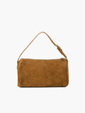 Elegant shoulder bag made of suede
