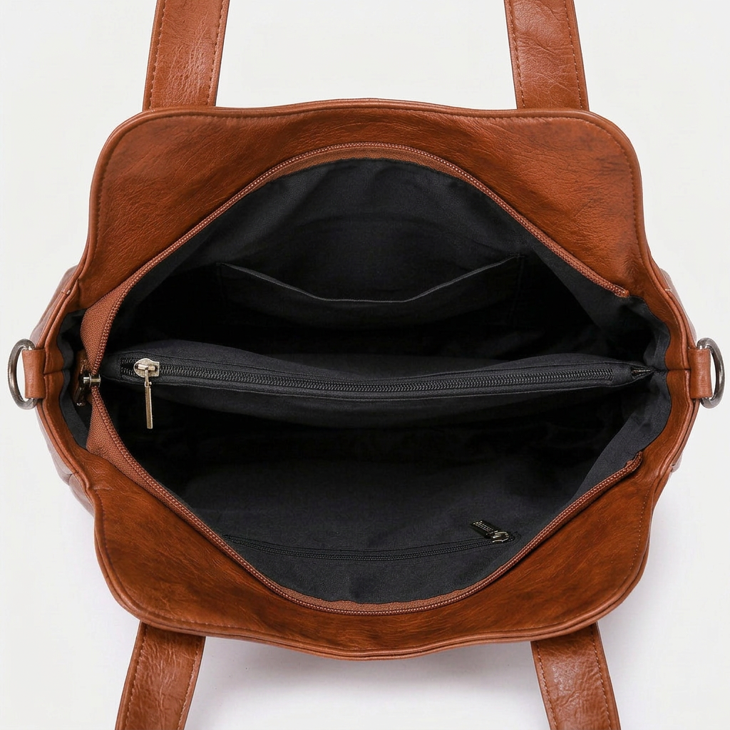 Large vegan cowhide bag, shoulder bag-mayfair ellis20260422-Calm Wears-Braun-Calm Wears