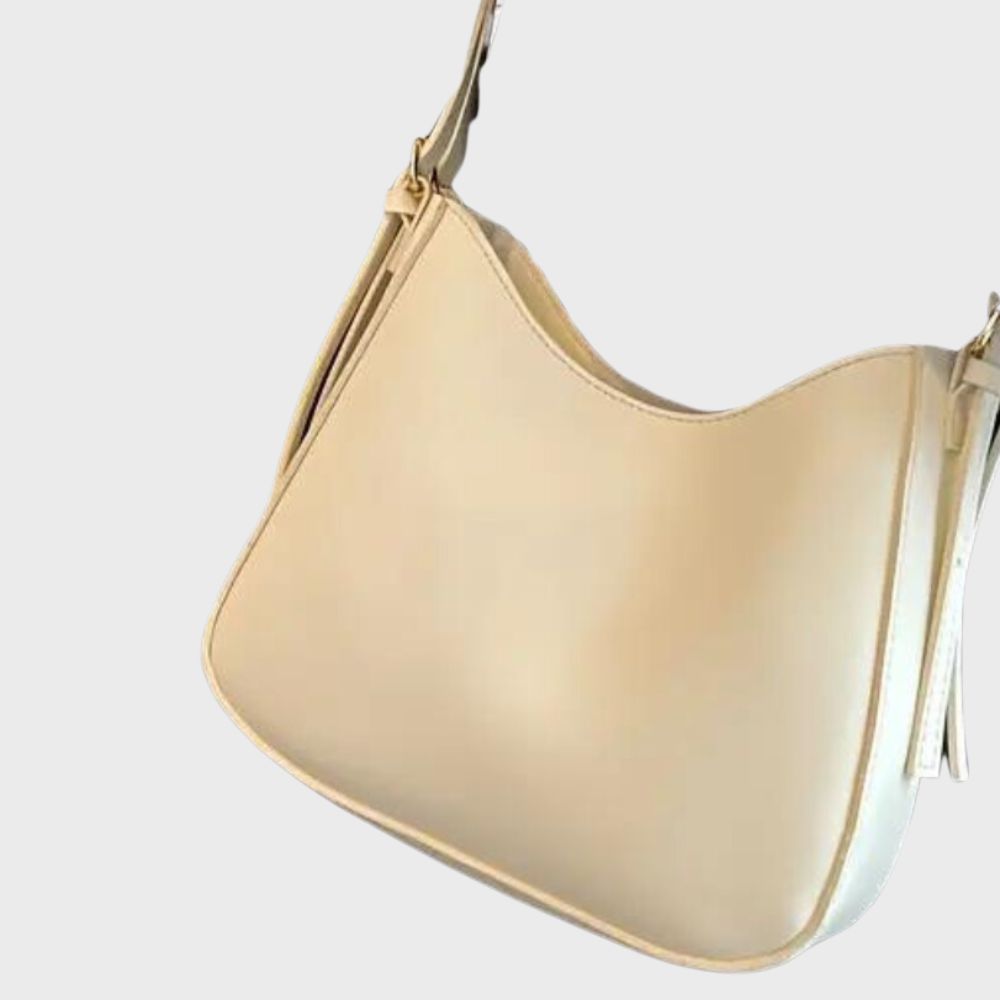 Zipper Small Shoulder Bag Faux Leather Bag