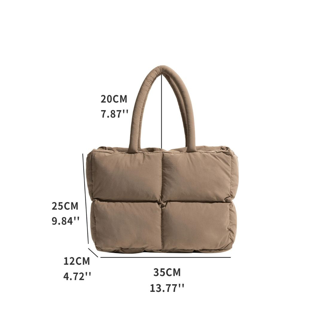Puffer shoulder bag for ladies - Stylish and spacious shoulder bag