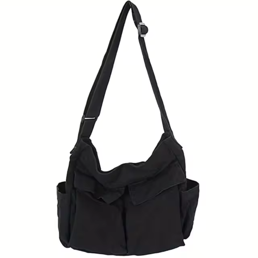 Shoulder bag with fold design