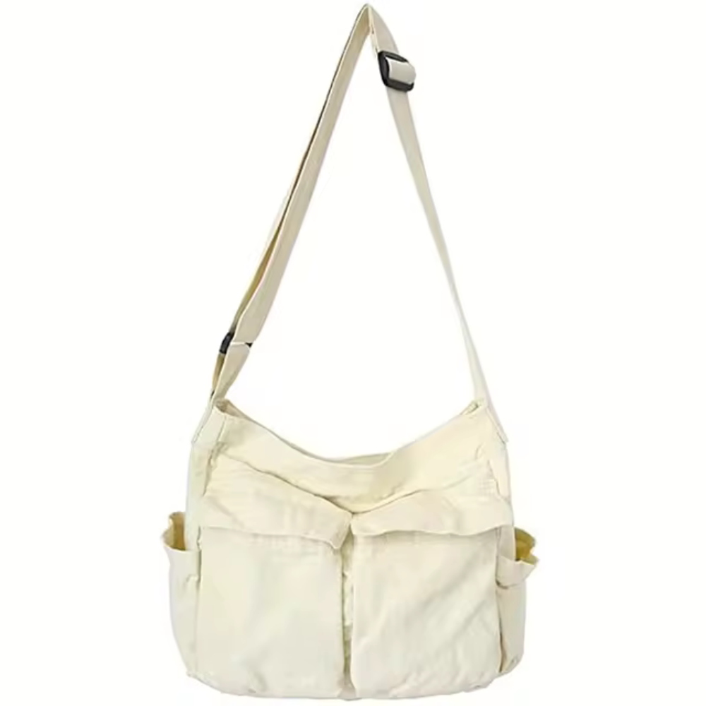 Shoulder bag with fold design