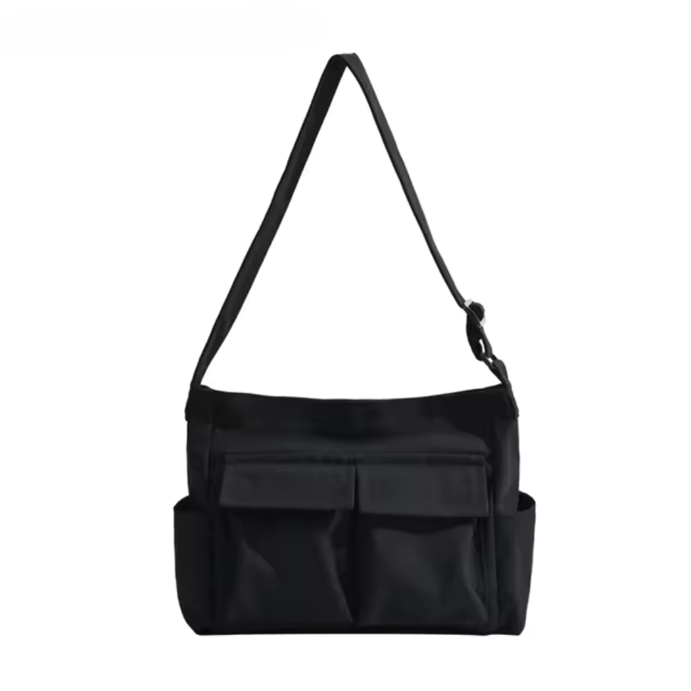 Shoulder bag with fold design