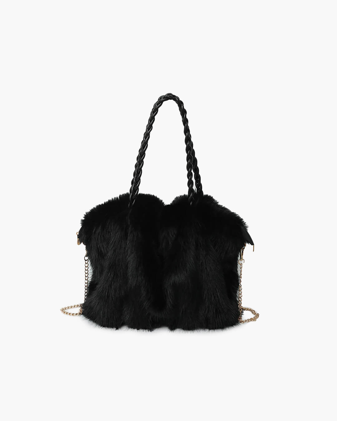 I Tote Bag with soft structure and chain strap-maya mode20260422-Calm Wears-Braun-33cm X 16cm X 29cm-Calm Wears