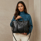 Large Vegan Leather Work Bag with Crossbody Strap-mayfair ellis20260422-Calm Wears-Braun-Calm Wears