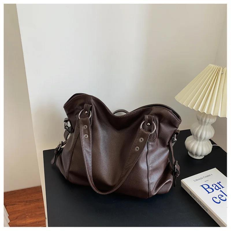 Luxury Leather Women's Shoulder Bag-modehaus-berger20250410-Calm Wears-Braun-Calm Wears