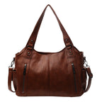 Softness Large Capacity Tote Bag-Calm Wears-Black-Calm Wears
