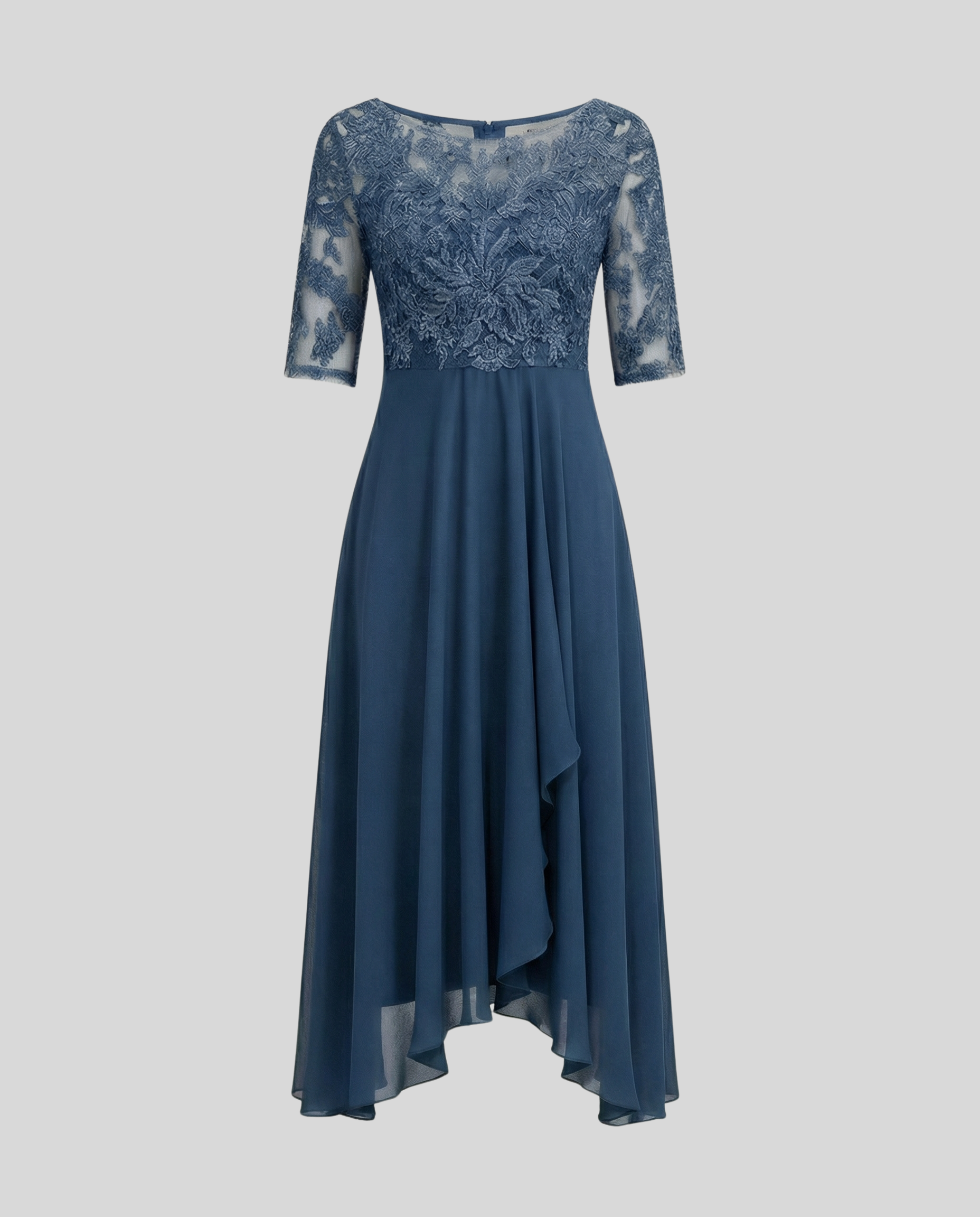 Airy Elegant Midi Dress-fashion by gaby20240827-Calm Wears-Blue-XS-Calm Wears