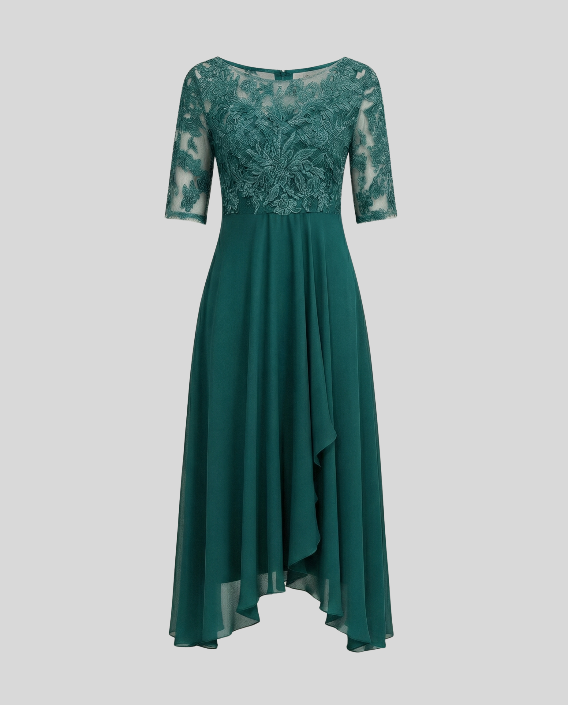 Airy Elegant Midi Dress-fashion by gaby20240827-Calm Wears-Turquoise-XS-Calm Wears