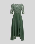 Airy Elegant Midi Dress-fashion by gaby20240827-Calm Wears-Vegetables-XS-Calm Wears