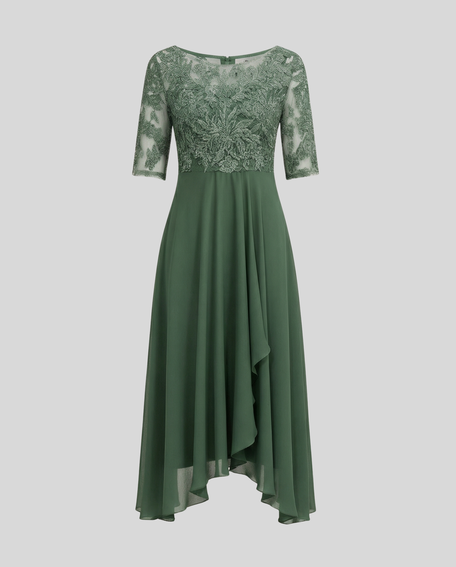Airy Elegant Midi Dress-fashion by gaby20240827-Calm Wears-Vegetables-XS-Calm Wears