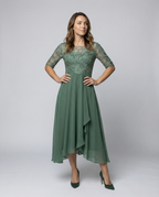 Airy Elegant Midi Dress-fashion by gaby20240827-Calm Wears-Vegetables-XS-Calm Wears