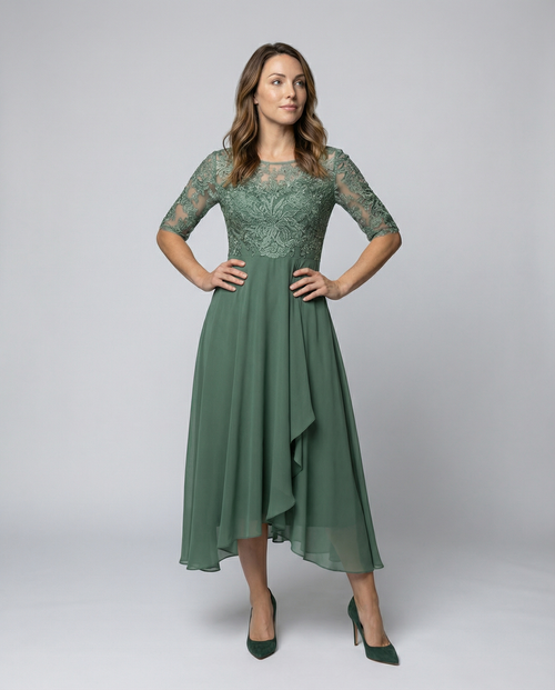 Airy Elegant Midi Dress-fashion by gaby20240827-Calm Wears-Vegetables-XS-Calm Wears