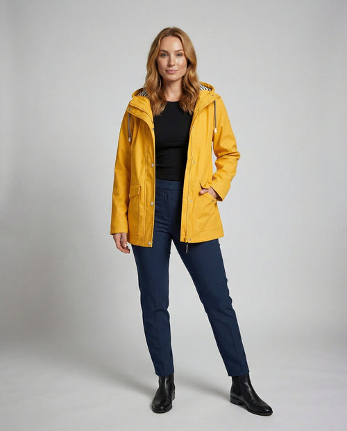 All-weather women's jacket waterproof-julia stil20240911-Calm Wears-Yellow-S-Calm Wears