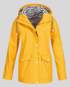 All-weather women's jacket waterproof-julia stil20240911-Calm Wears-Yellow-S-Calm Wears
