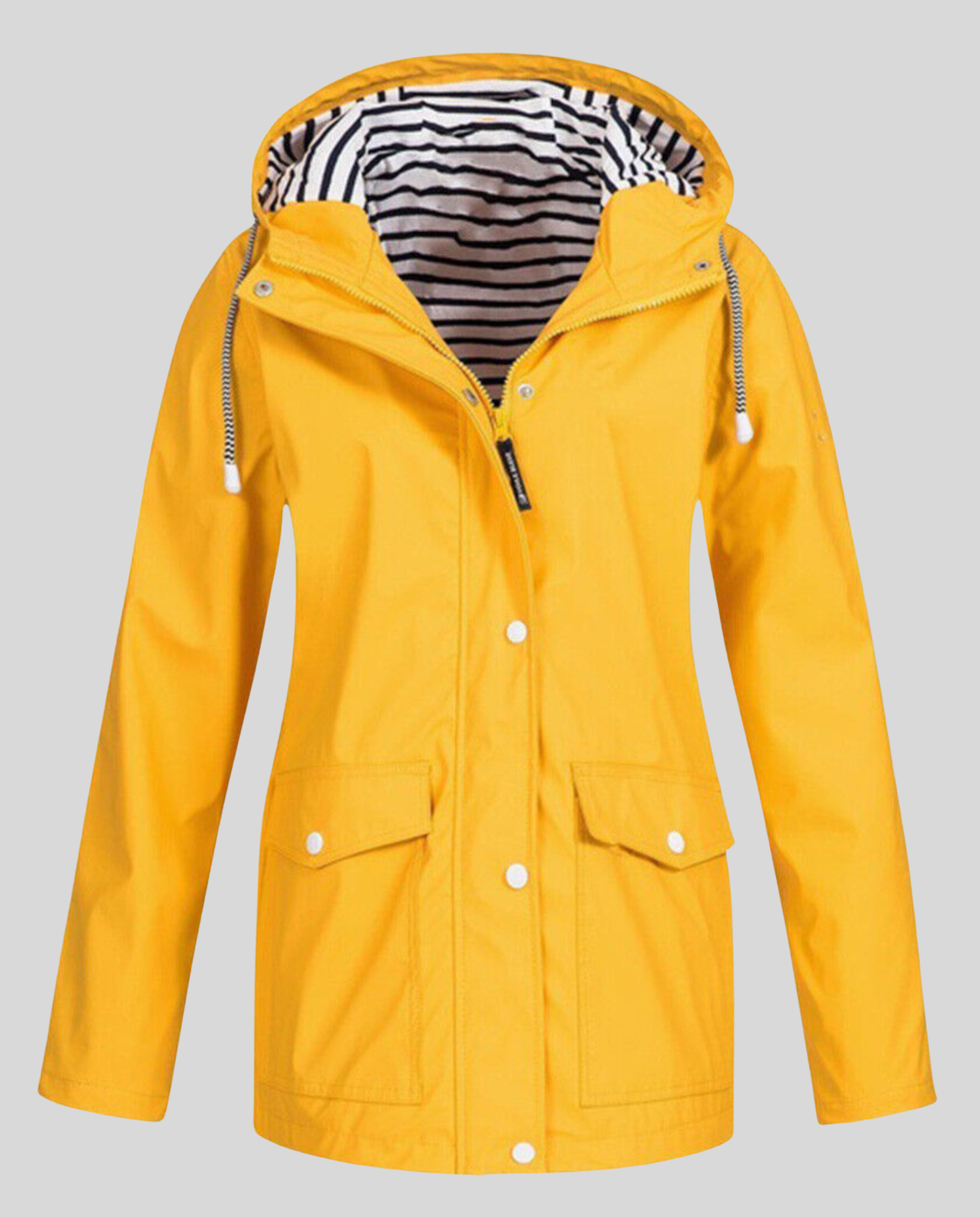 All-weather women's jacket waterproof-julia stil20240911-Calm Wears-Yellow-S-Calm Wears