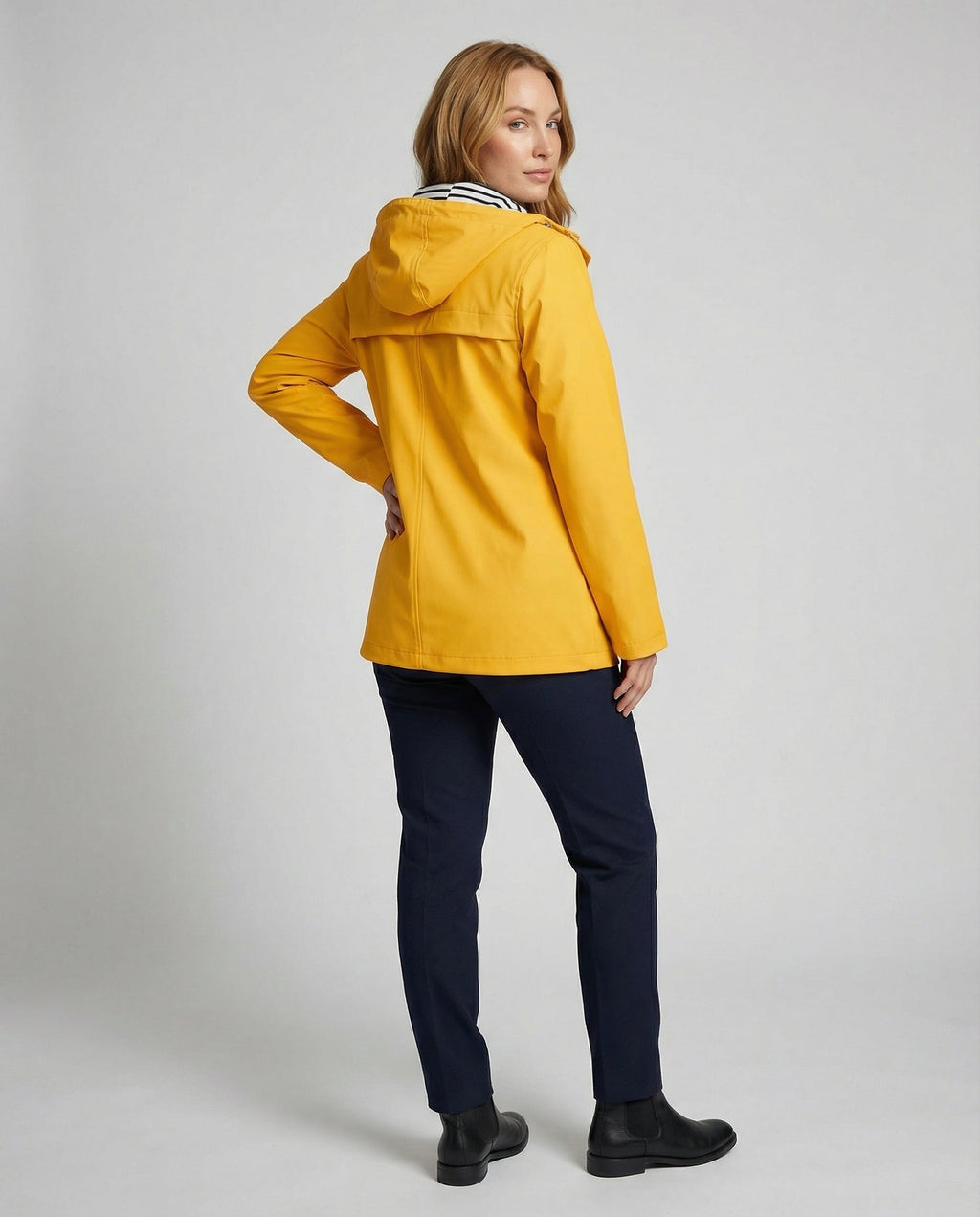 All-weather women's jacket waterproof-julia stil20240911-Calm Wears-Yellow-S-Calm Wears
