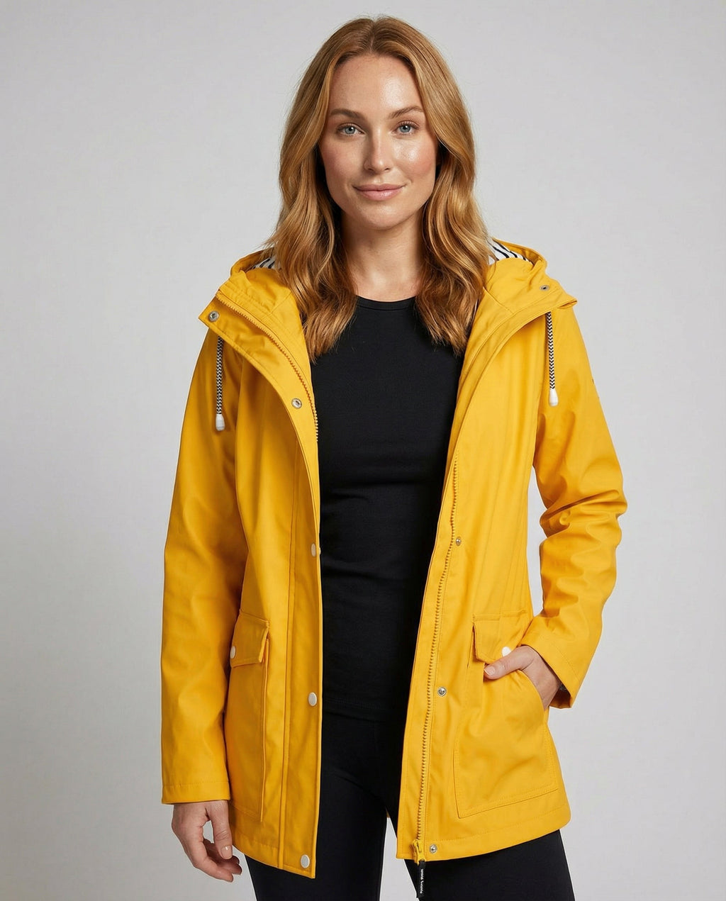 All-weather women's jacket waterproof-julia stil20240911-Calm Wears-Yellow-S-Calm Wears